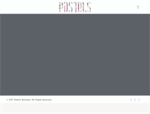 Tablet Screenshot of pastelsboutique.com